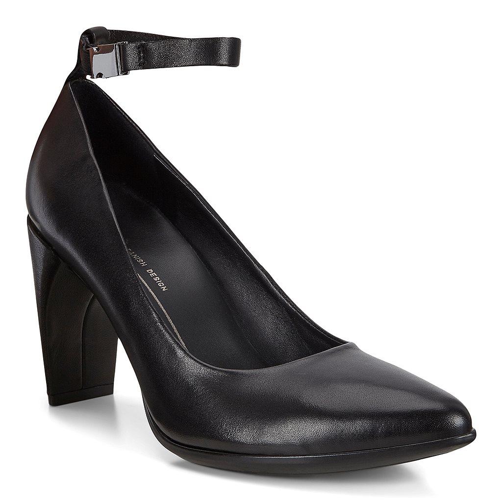 Ecco Shape 75 Pointy Sleek 2.0 Womens Heeled Boots In Black Sale - India NPJ-413250